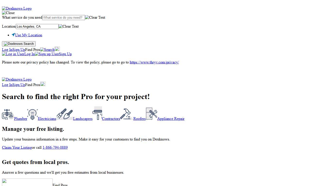 DexKnows Local Business Directory DexKnows.com